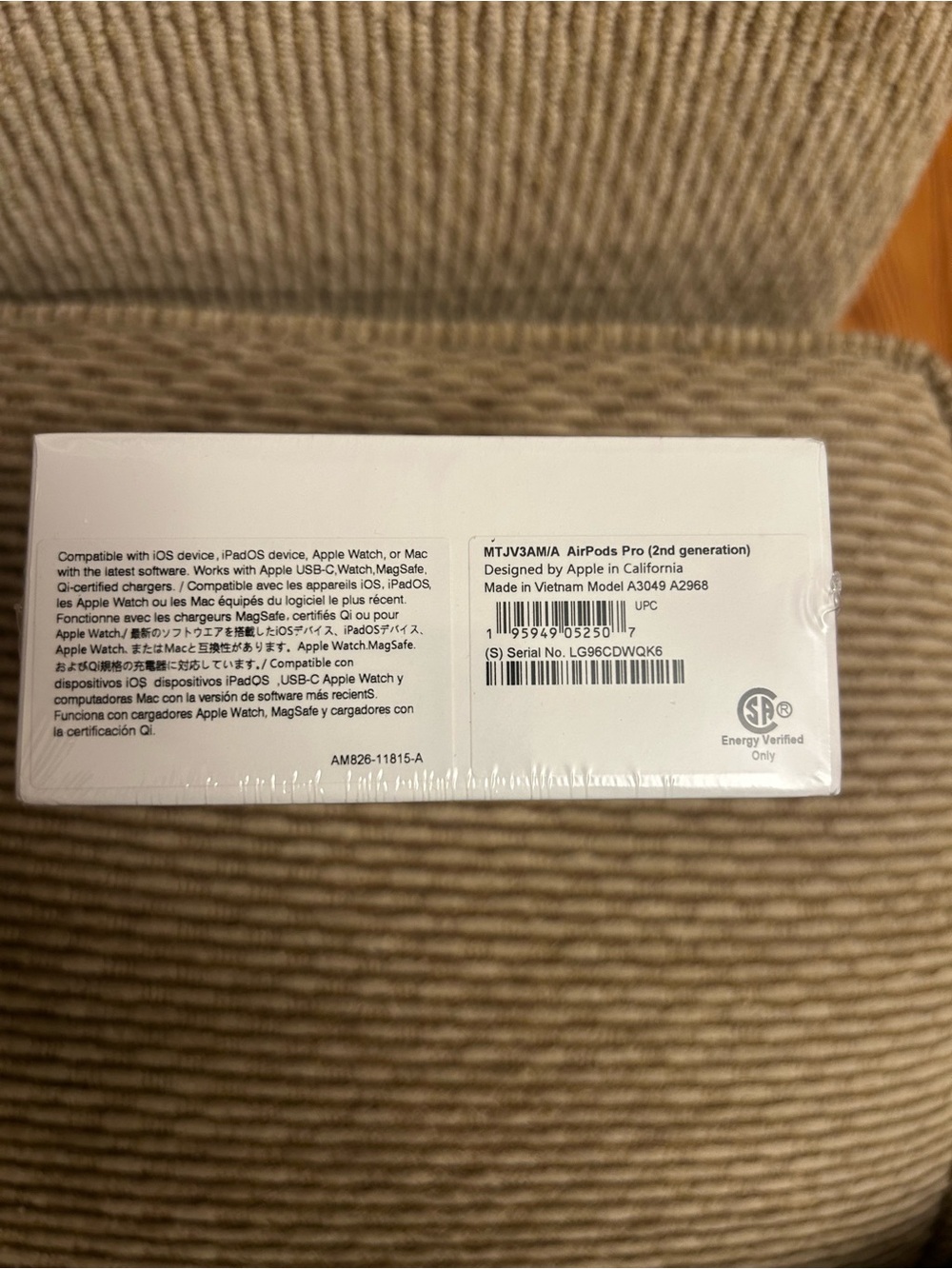 Apple AirPods Pro2 (White) - Active Noise Control Earbuds - Picture 6 of 6